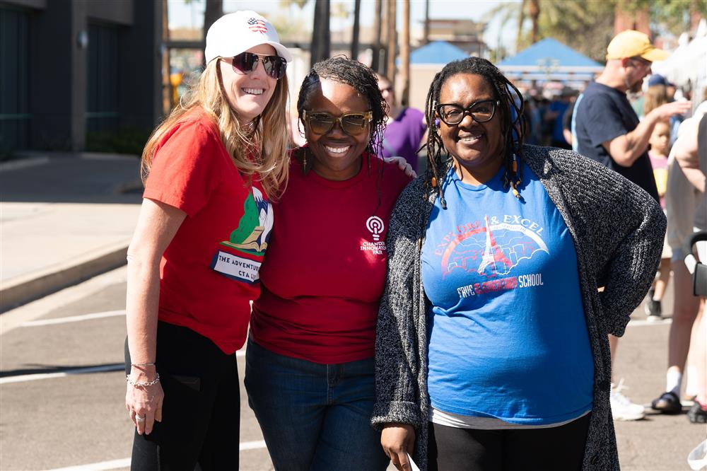 A group photo of Chandler Unified educators